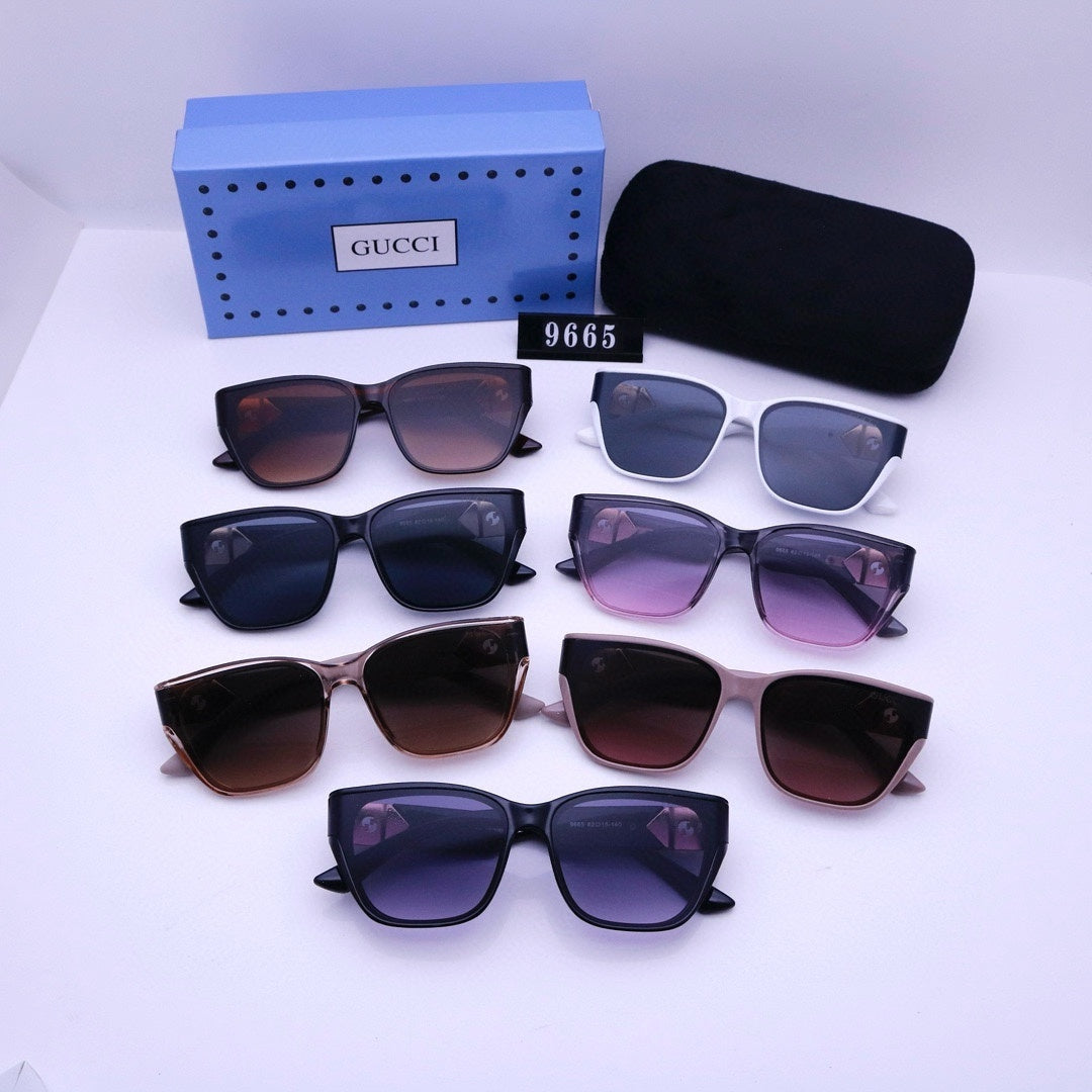 Fashion hot 7 color sunglasses 9665s