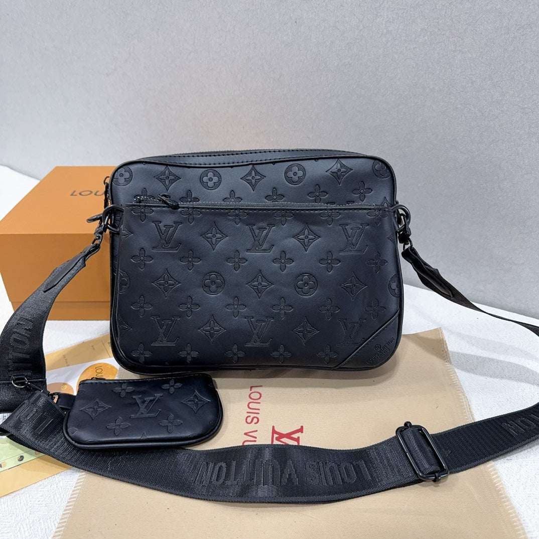 Classic Monogram Trio Messenger Bag - A Fashion Must-Have-1-2