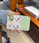 L--Inspired Card Holder Wallet: Chic & Functional!s