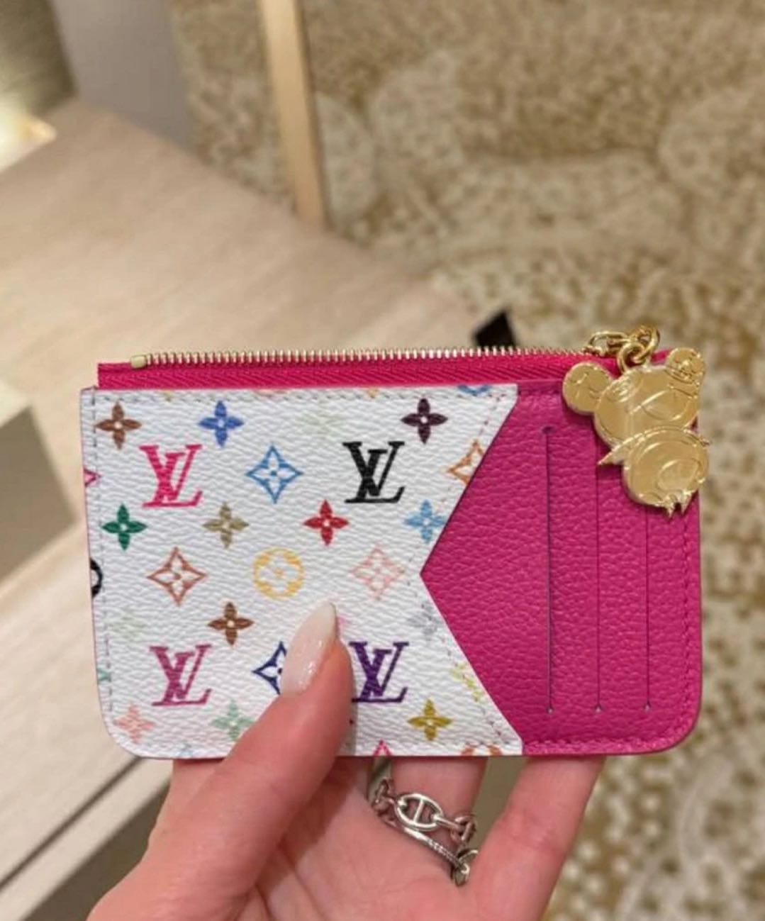 L--Inspired Card Holder Wallet: Chic & Functional!s