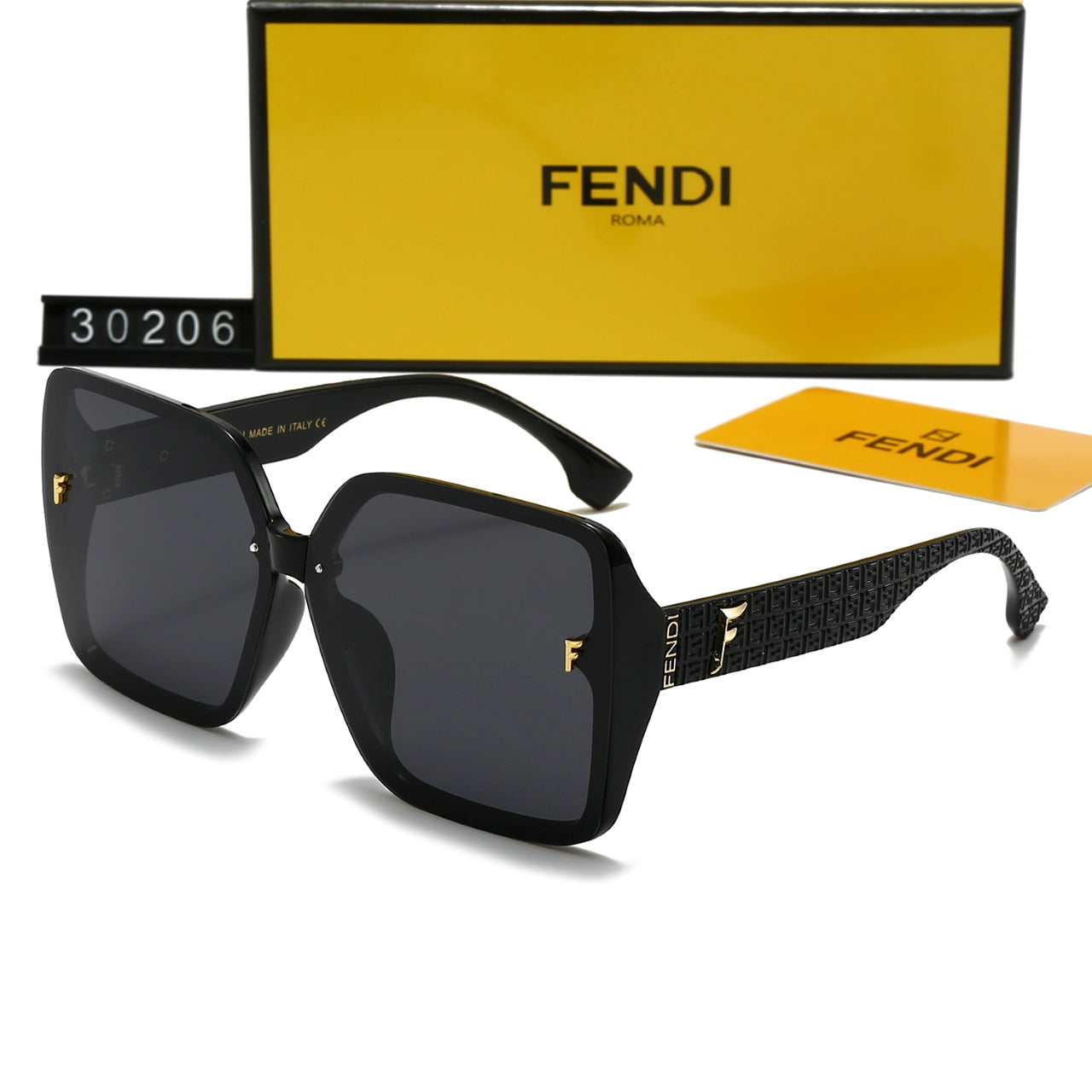 Square frame holiday sunglasses 30206s